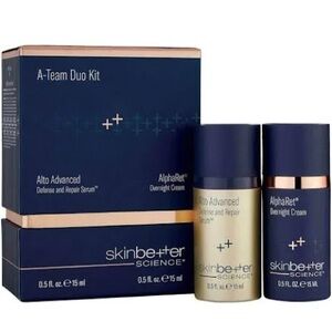 NEW Skin better science A-Team Duo Kit, Alto Advanced Serum, AlphaRet cream